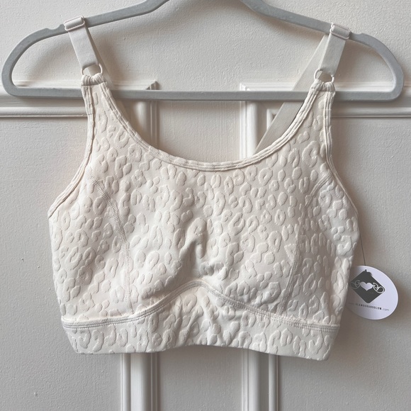 NWT Leopard Print Jacquard Bra Top - Picture 2 of 6